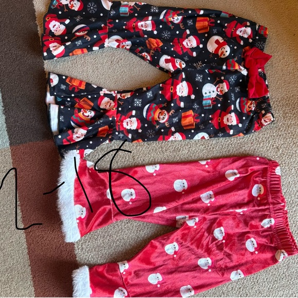 Other - Festive Santa Pajama Pants Set